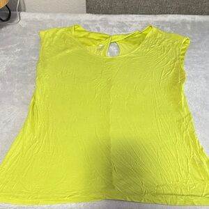 Mossimo Supply Co. Neon Yellow Short Sleeve Top